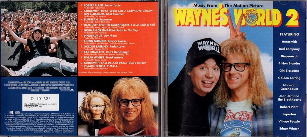 Music From The Motion Picture Wayne's World 2 - CD