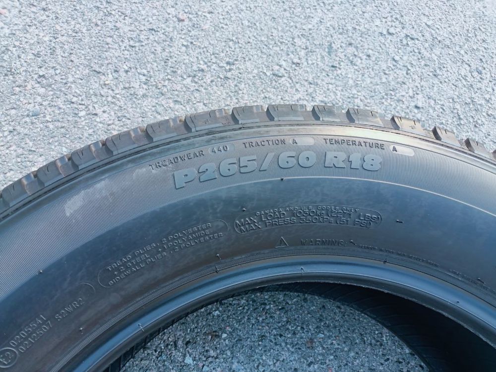Шини Michelin Latitude Tour HP 265/60 R18