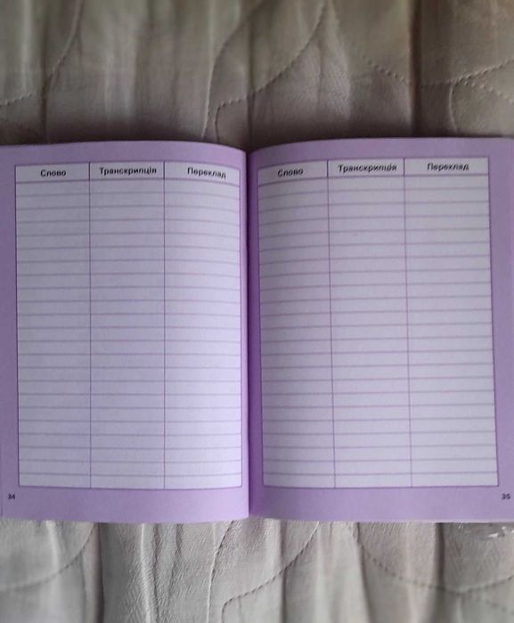 Англійський словничок 1-4класи