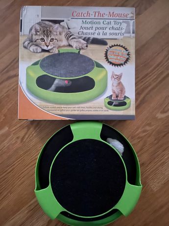 Интерактивная игрушка для кошек с точилкой когтей Catch The Mou