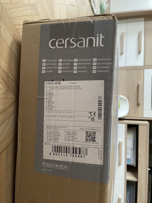 Umywalka nablatowa Cersanit 50