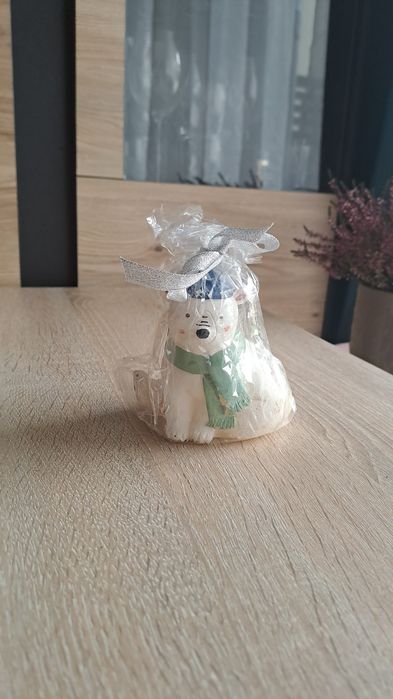 Świeczka miś polarny