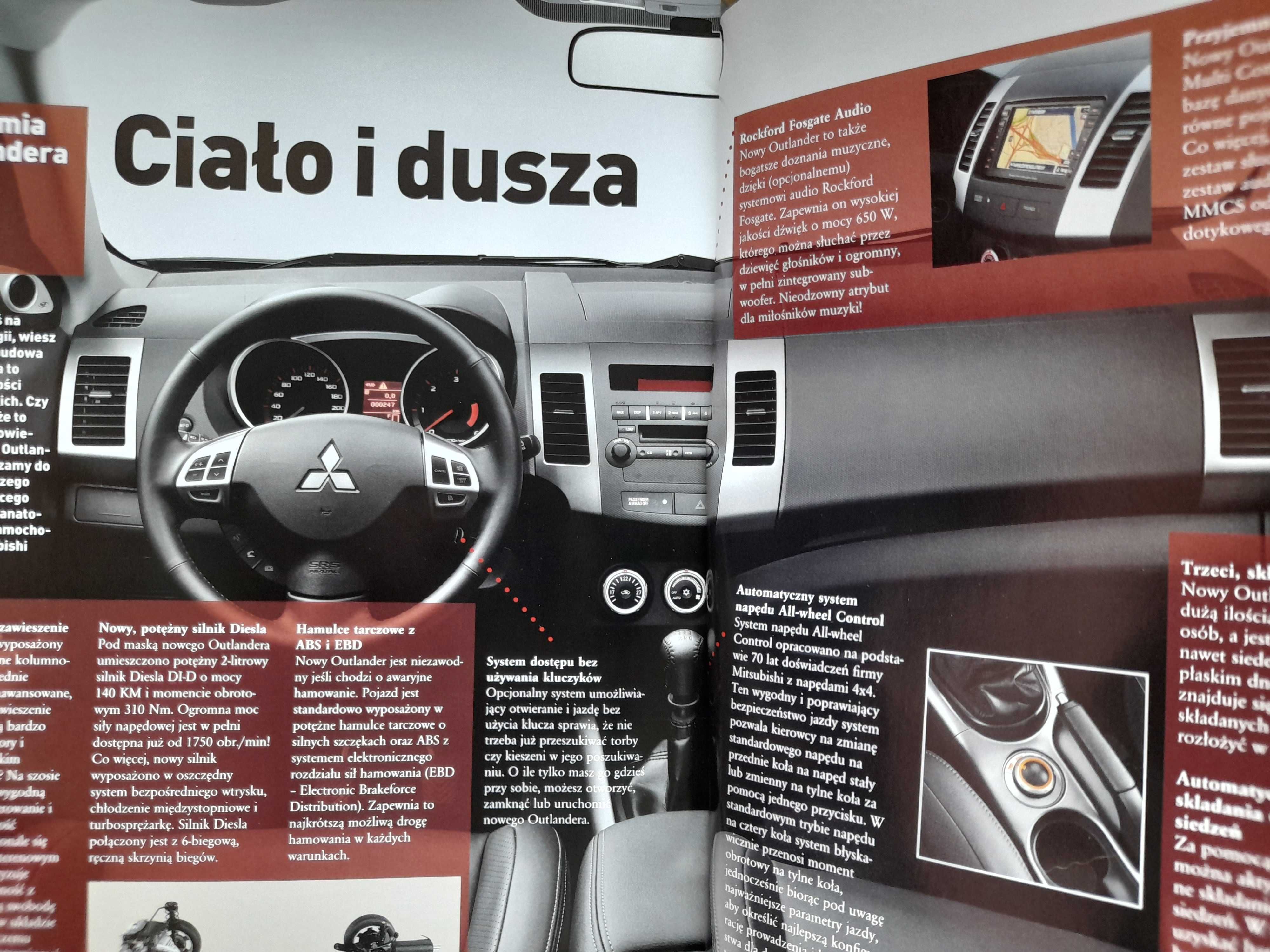 MITSUBISHI Outlander Magazine rok wydania 2007