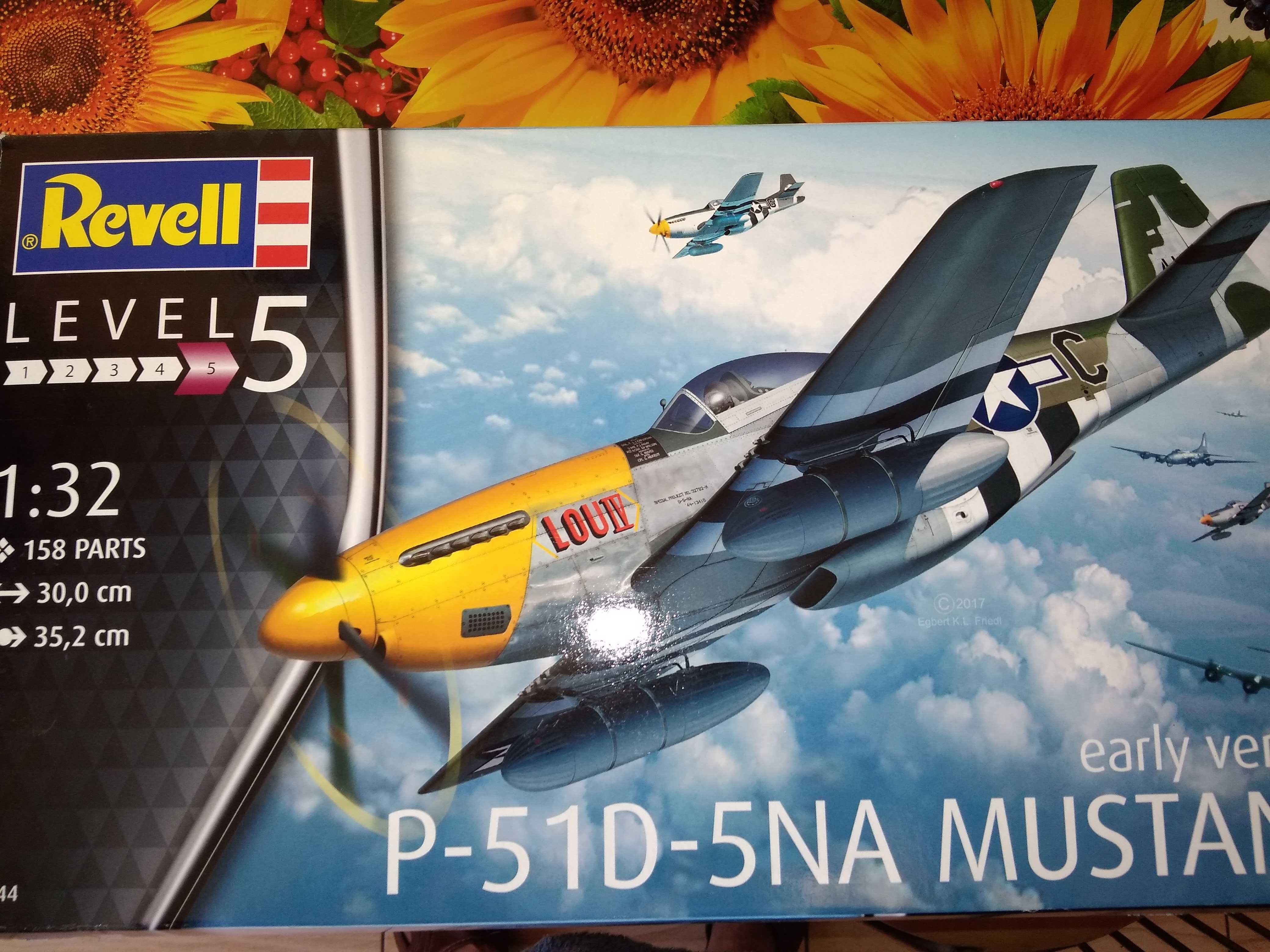 Модель  P-51D-5NA Mustang в масштабе 1/32 от Revell
