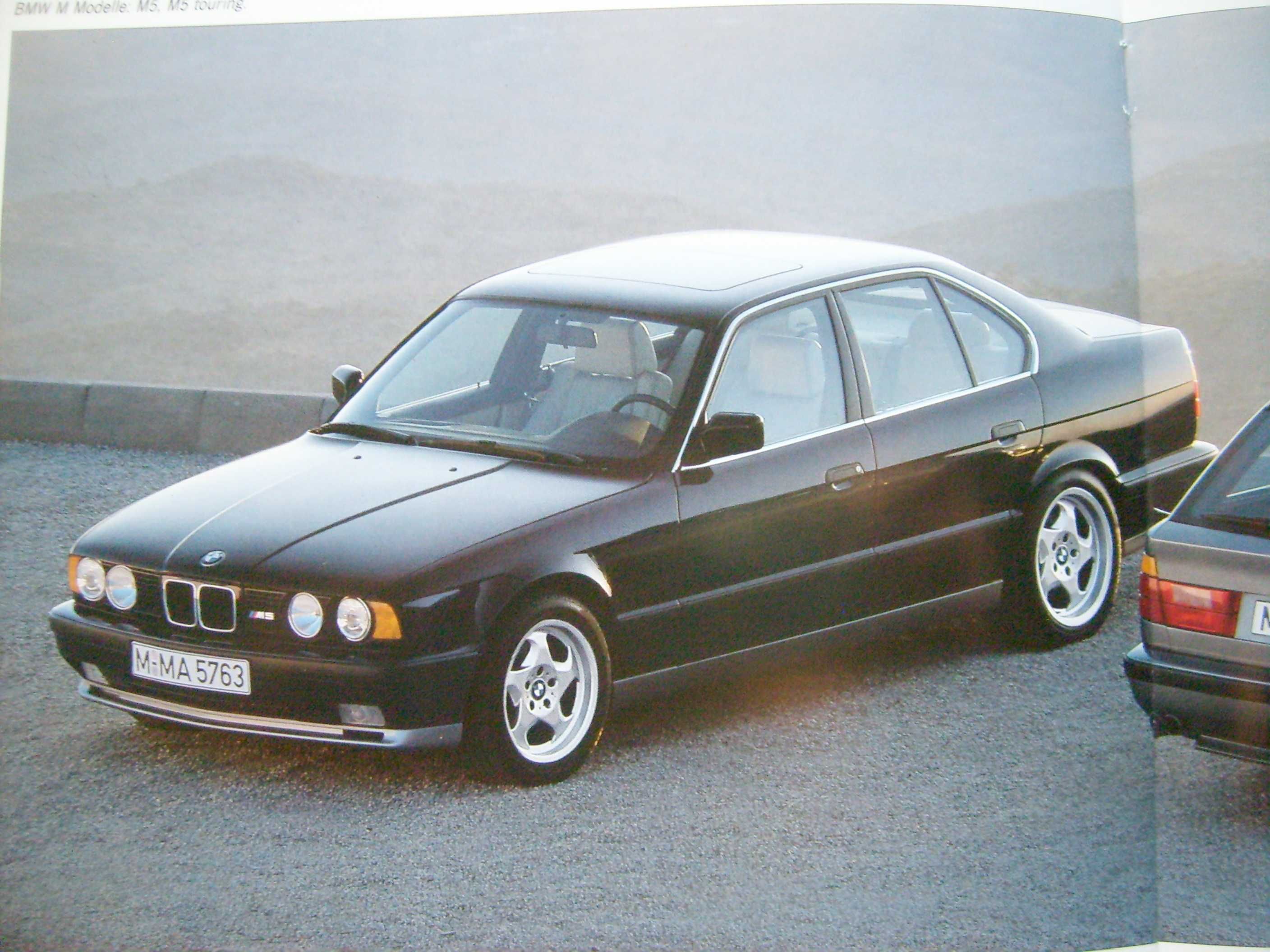BMW Programm 1992 / 3 E30 + E36, 5 E34 + M5, 7 E32, 8 E31 / prospekt
