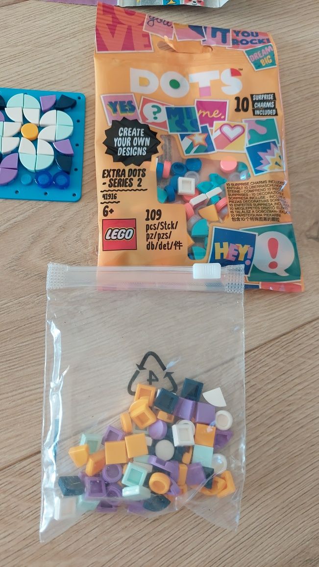 Lego dots naszywka nalepka extra dots lego friends