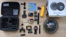 Camera sportowa NOVATEK 4K full zestaw XXXXL jak GoPro