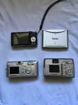 Zestaw 3 aparatów cyfrowych komplet cyfrówek panasonic lumix hama