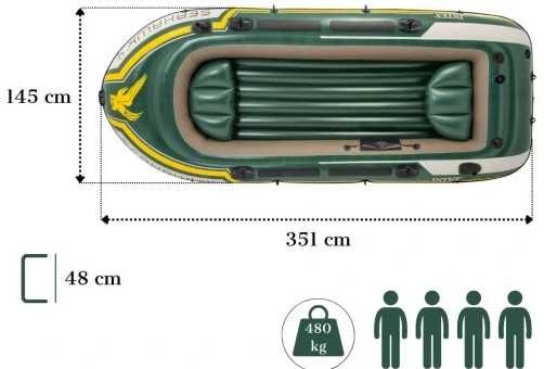 NOWY  ponton Intex Seahawk 4 + POMPA