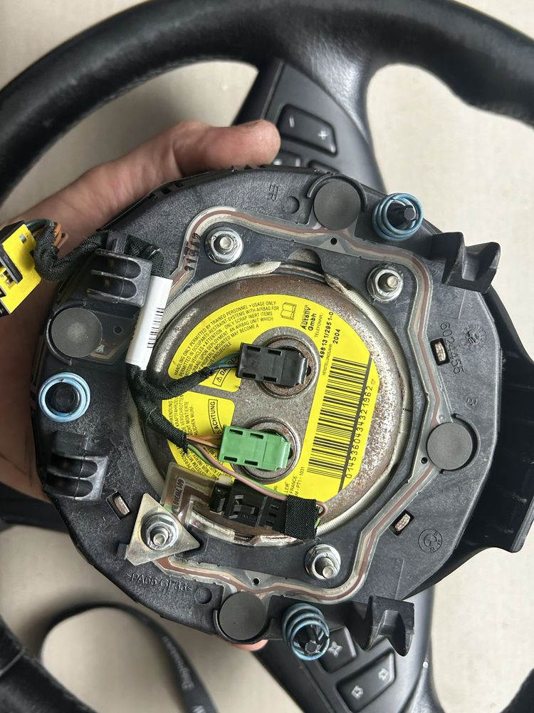 Kierownica Mpakiet e60 e61 airbag poduszka KLUCZYK przedlift prelci