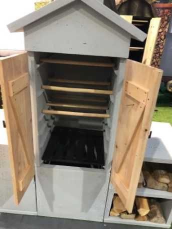 Grill ogrodowy wędzarnia wędzarka suszarnia H215