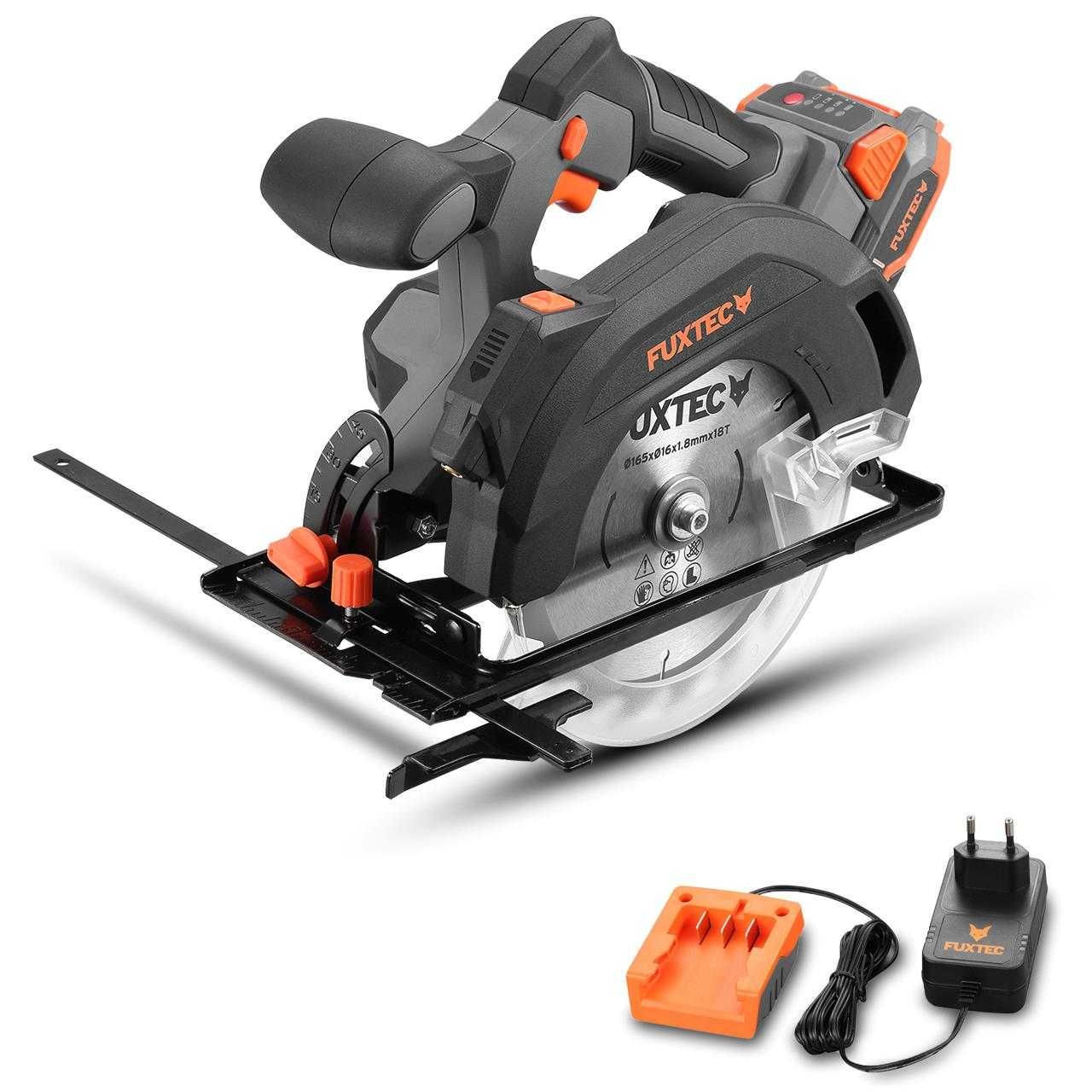 Akumulatorowa ręczna piła tarczowa 20 V FX-E1CS20 zestaw