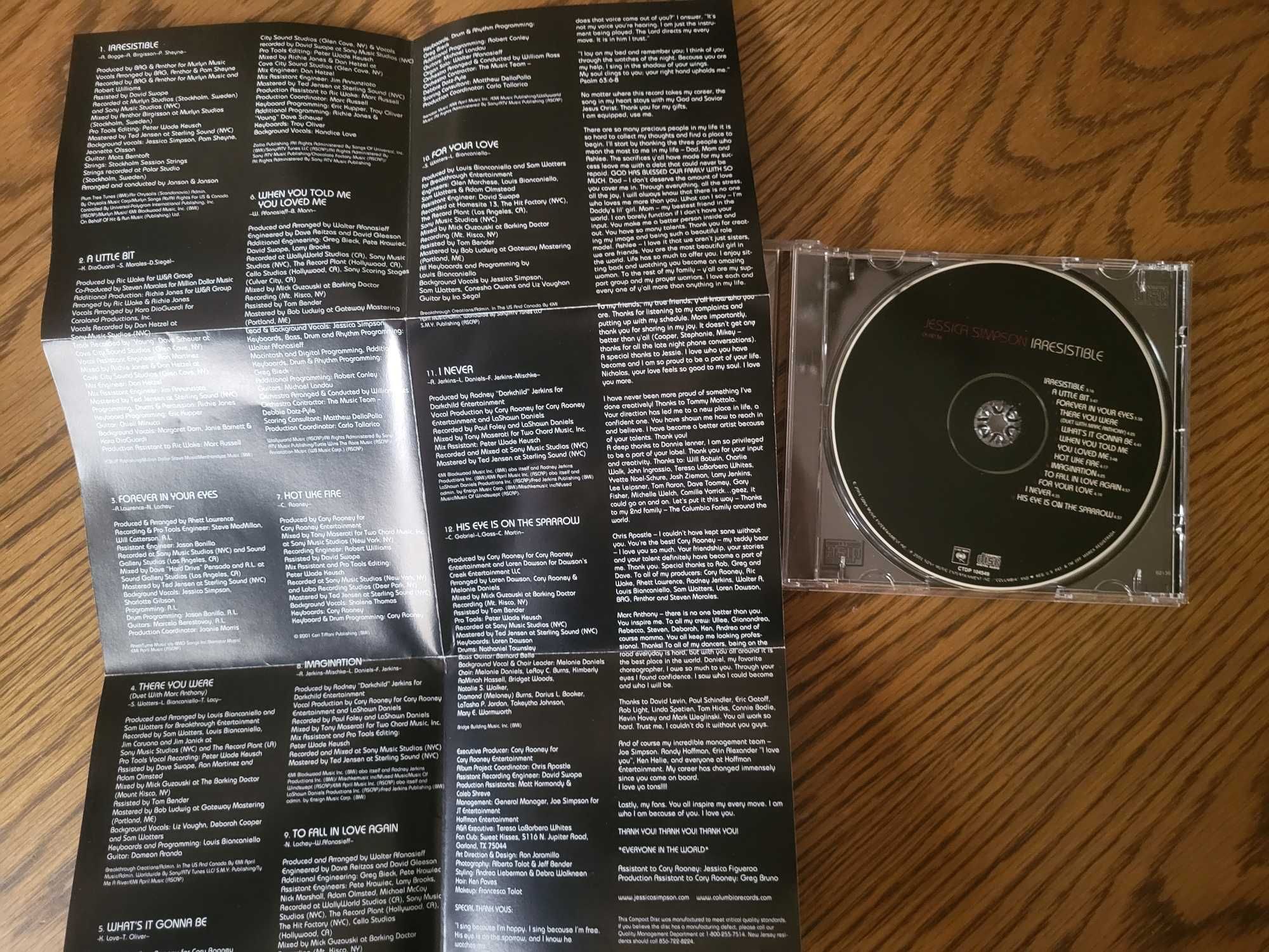 Audio CD Jessica Simpson Альбом фірмовий.