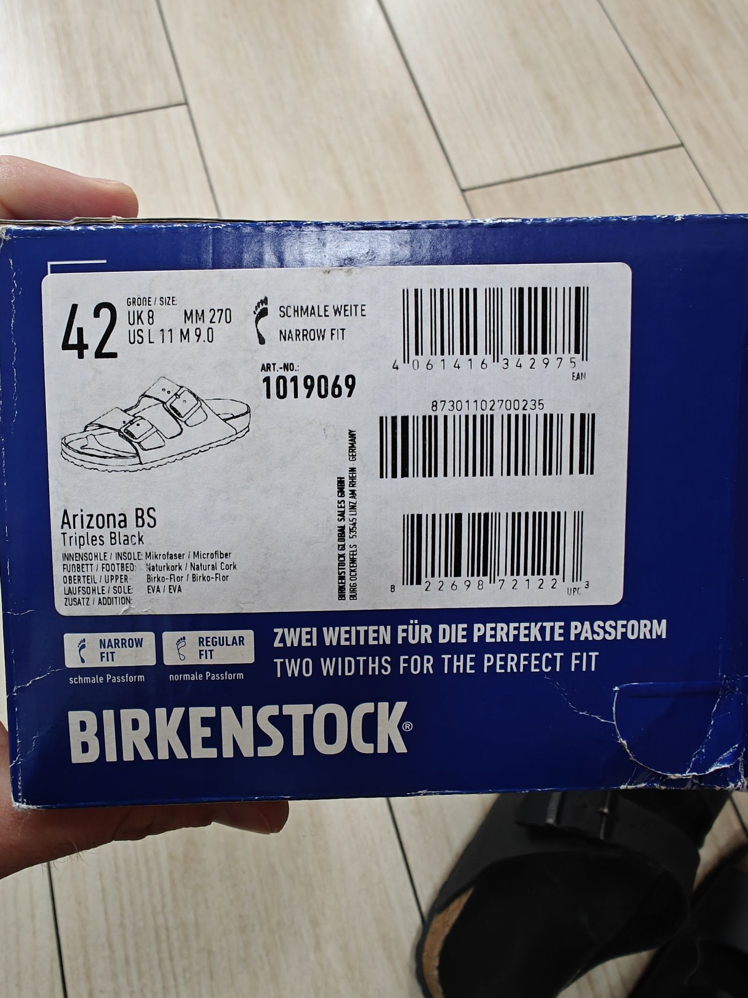 Birkenstock rozmiar 42 klapki / sandały