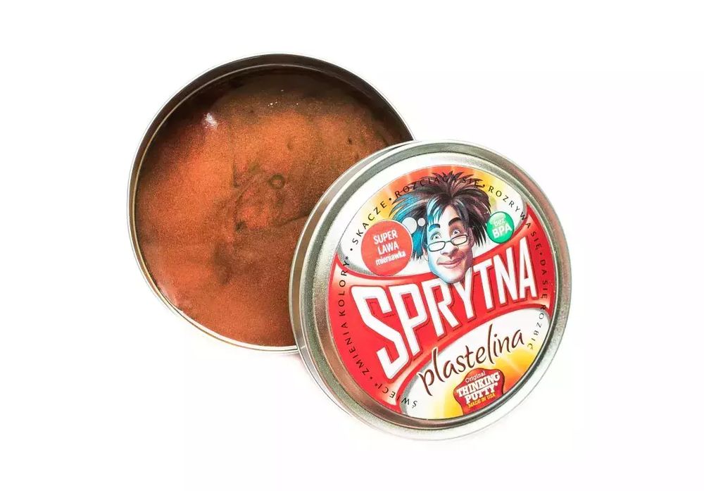 Sprytna plastelina, mieniawka, Super Lawa 18g. Artyzan. Nowy Produkt