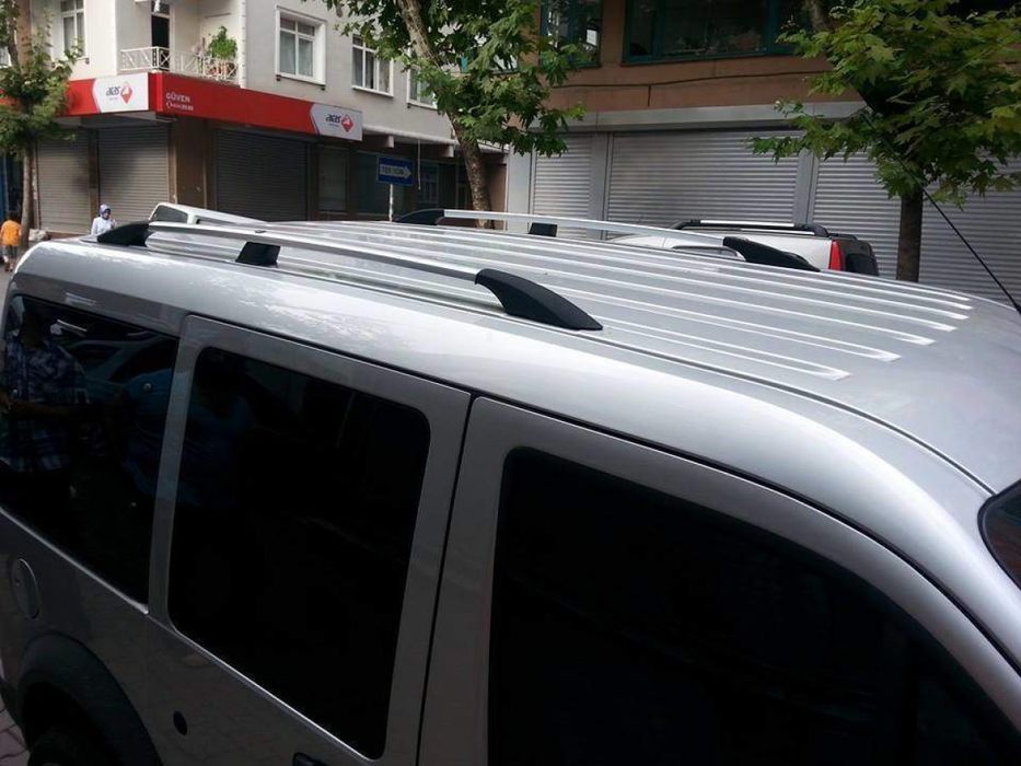 Рейлінги Ford Connect 2004-2011 Коротка база 2007-2015 колір під хром