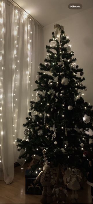 Ялинка 2,3 метра , темно-зелена