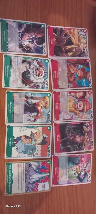 Cartas one piece originais legacy of the master