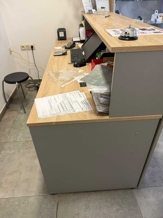 Lada sklepowa kasjerska kontuar kontener biurowy recepcja - idealny