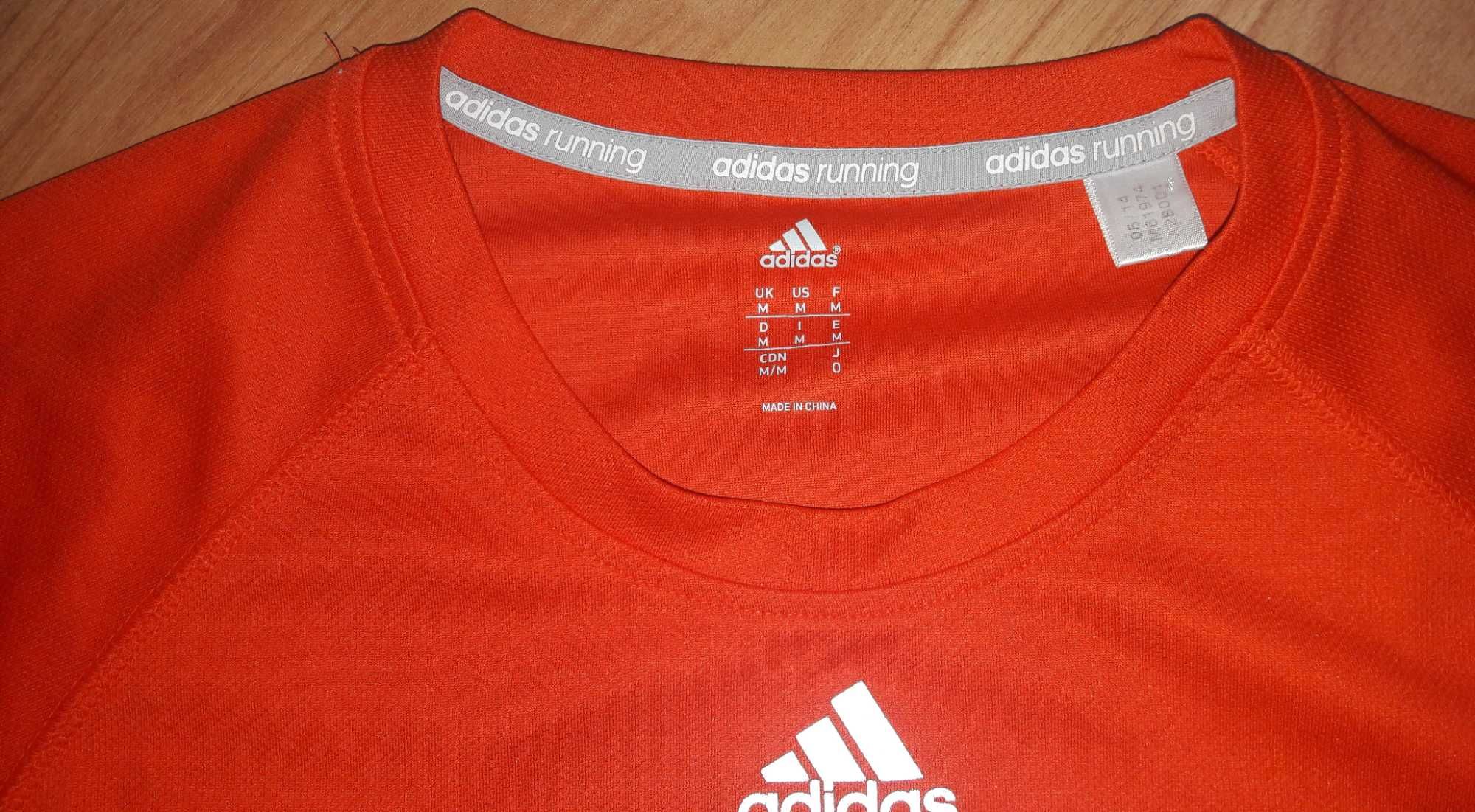 Pomarańczowa koszulka adidas running M