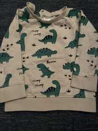 H&m bluza dinozaury 86