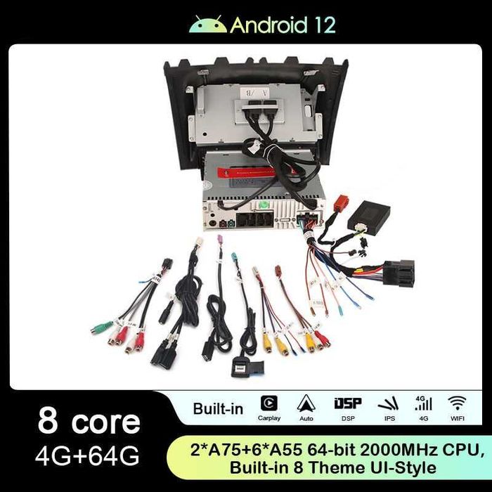 Auto-rádio 2 din android 14 Megane 2 (2002 a 2008)