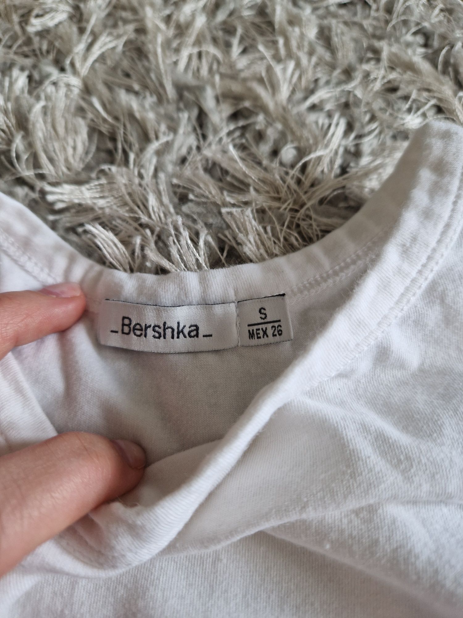 Komplet 3× crop top na ramiączkach tank top Bershka