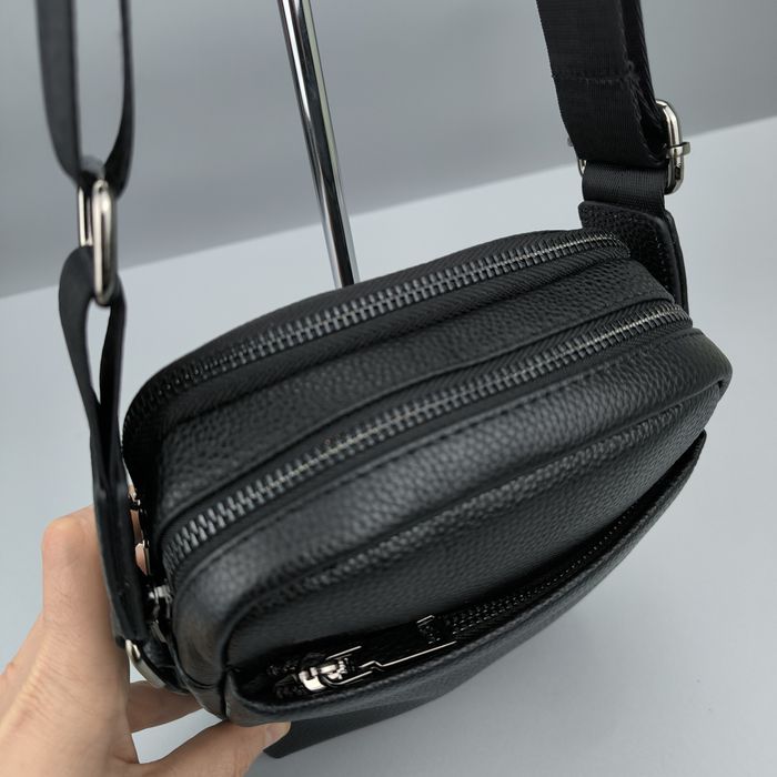 Сумка чоловіча шкіряна через плече мужская кожаная барсетка кожа шкіра