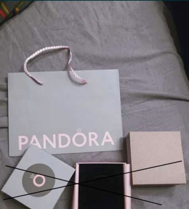 Torebka i małe pudełko prezentowe PANDORA – Idealny Prezent na Święta!