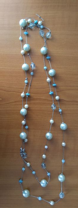 Colar com pérolas de 2voltas