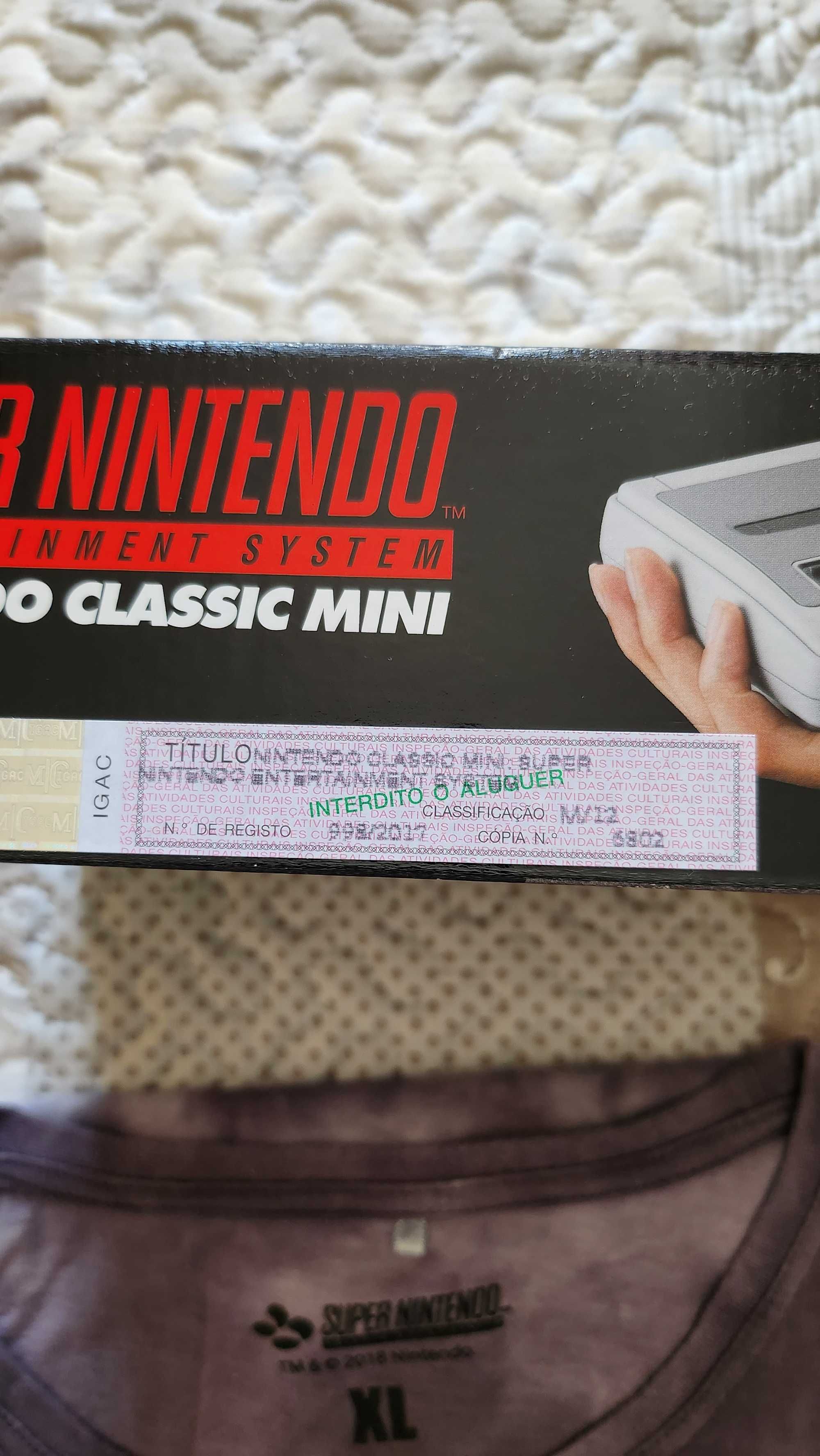 SUPER NINTENDO MINI como nova com fatura