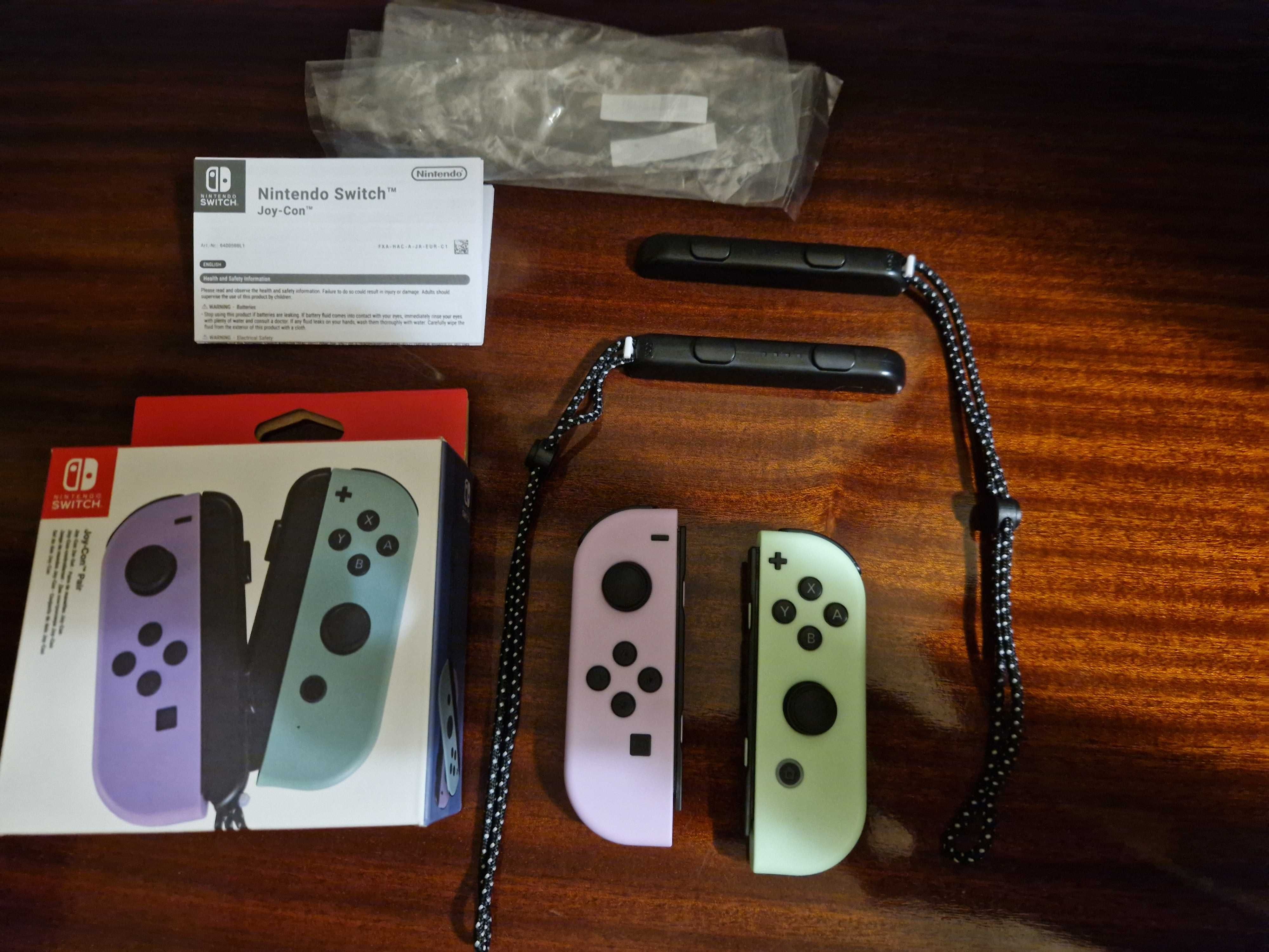 Nintendo Joy-Con Pastel Roxo Verde Menta