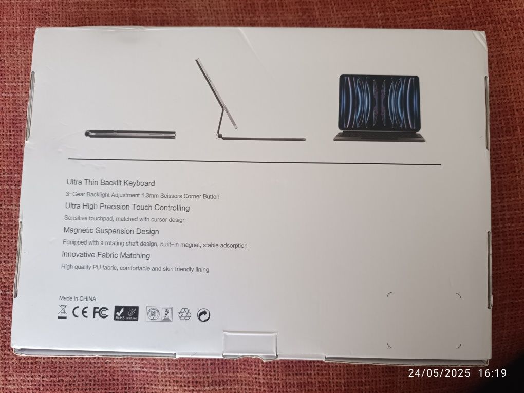Capa Teclado Magnética para iPad 10ª Geração - Nova na Caixa!
