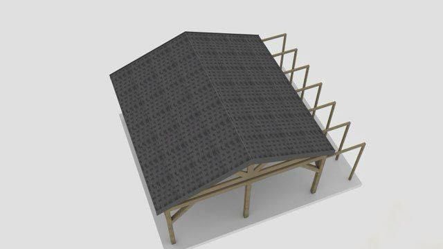 Wiata Garażowa Drewniana