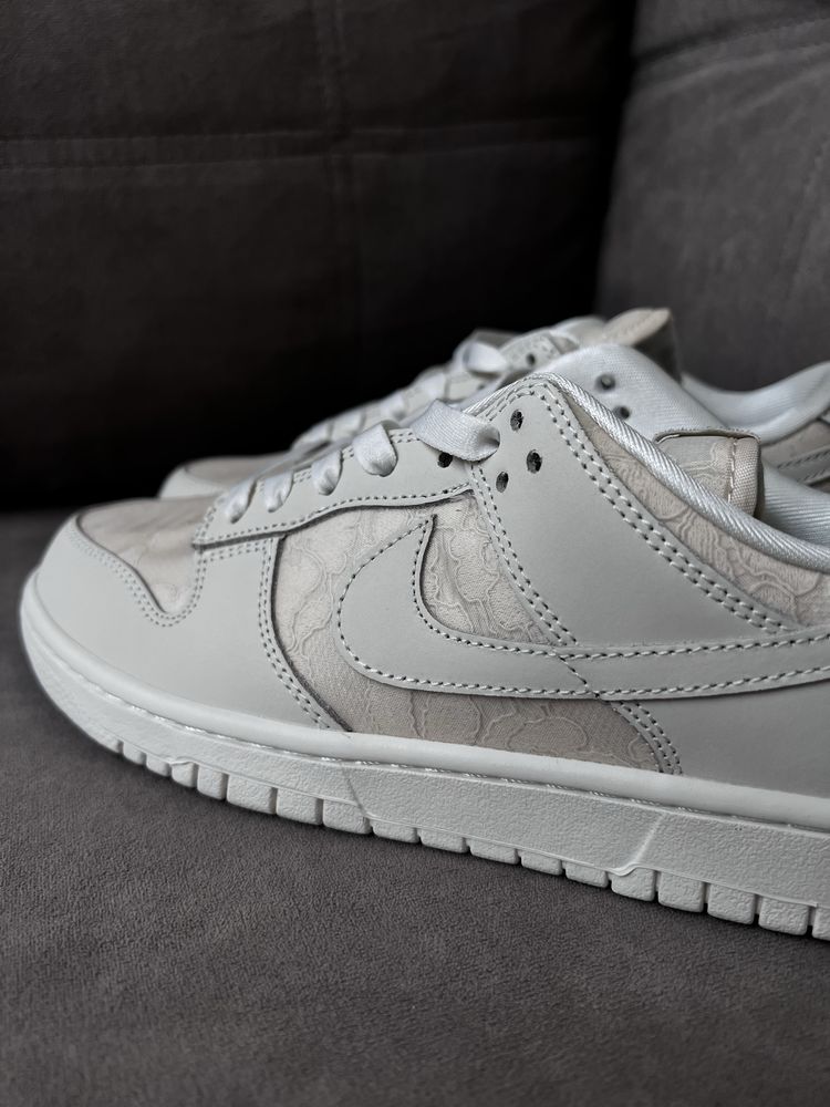 Кросівки Dunk бежеві з мереживом/ Nike Regal Dunk/ Кеди Найк/ Данки/