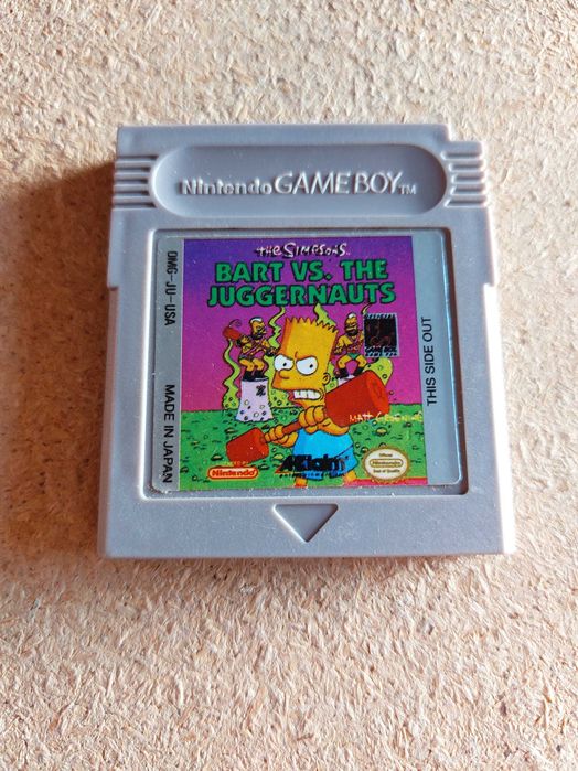 Jogo Bart vs The Juggernauts, Gameboy