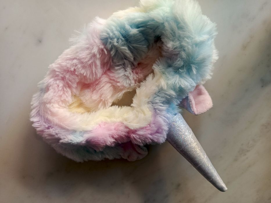 Opaska Kosmetyczna jednorożec dla dzieci tęczowa