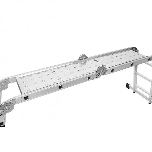 Drabina Aluminiowa Z Platformą 4X3 Profesjonalna Stabilna 346Cm Kd4070