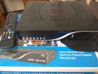 Enigma2 SAB UNIX TRIPLE HD Digital Twin Combo Receiver