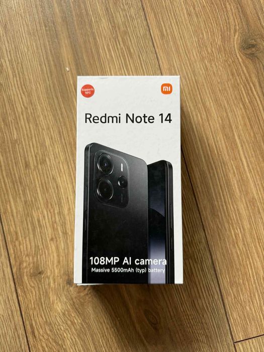 Xiaomi Redmi Note 14 8gb, 256gb, Nowy, Dystrubucja PL,