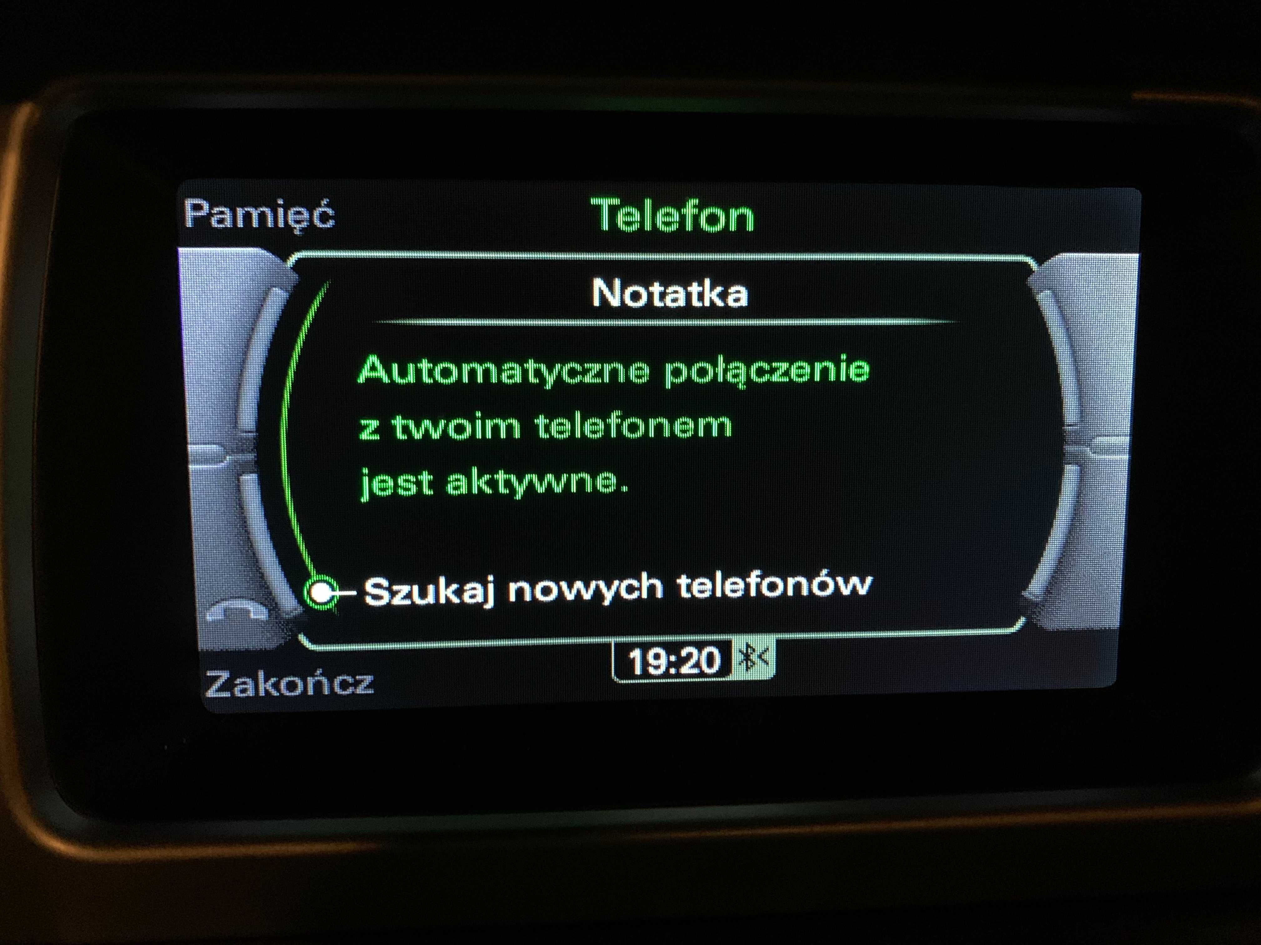 Menu Polskie Nawigacja AUDI MMI 3G A8 A7 A6 A4 A5 USA