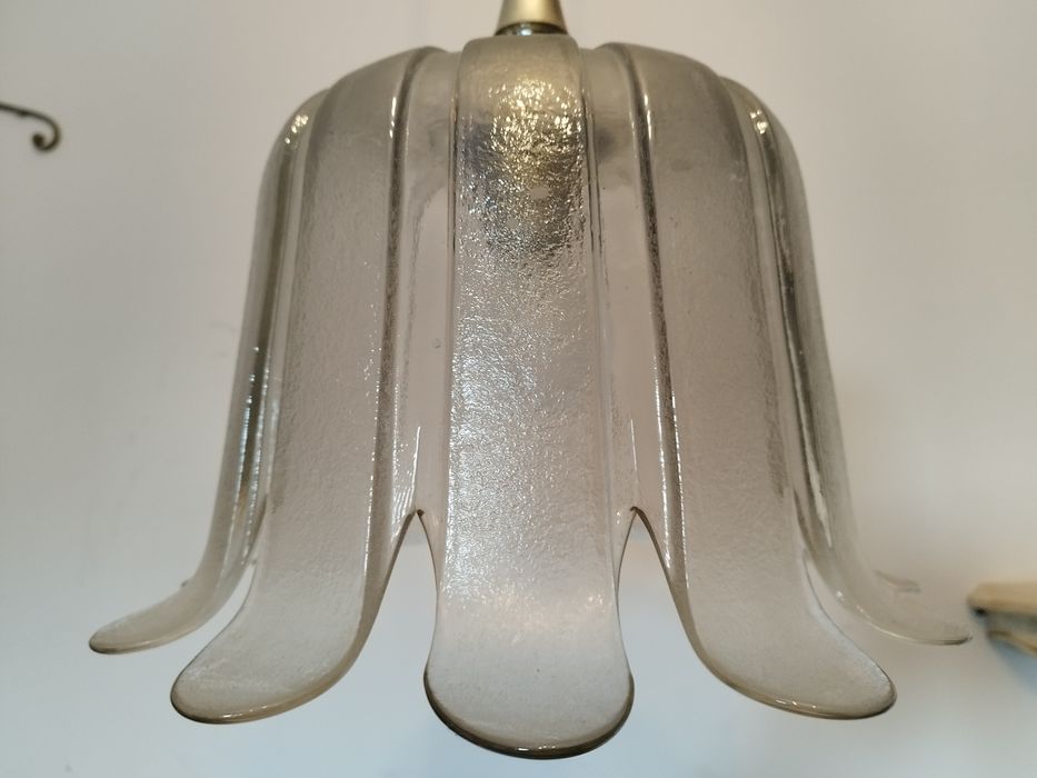 żyrandol lampa wisząca KWIAT lata 70-te antyk