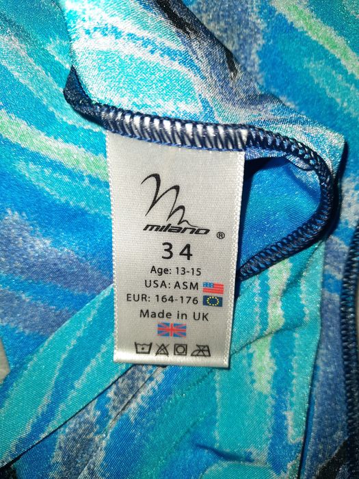 Купальник  гимнастический(на 13-16 лет)