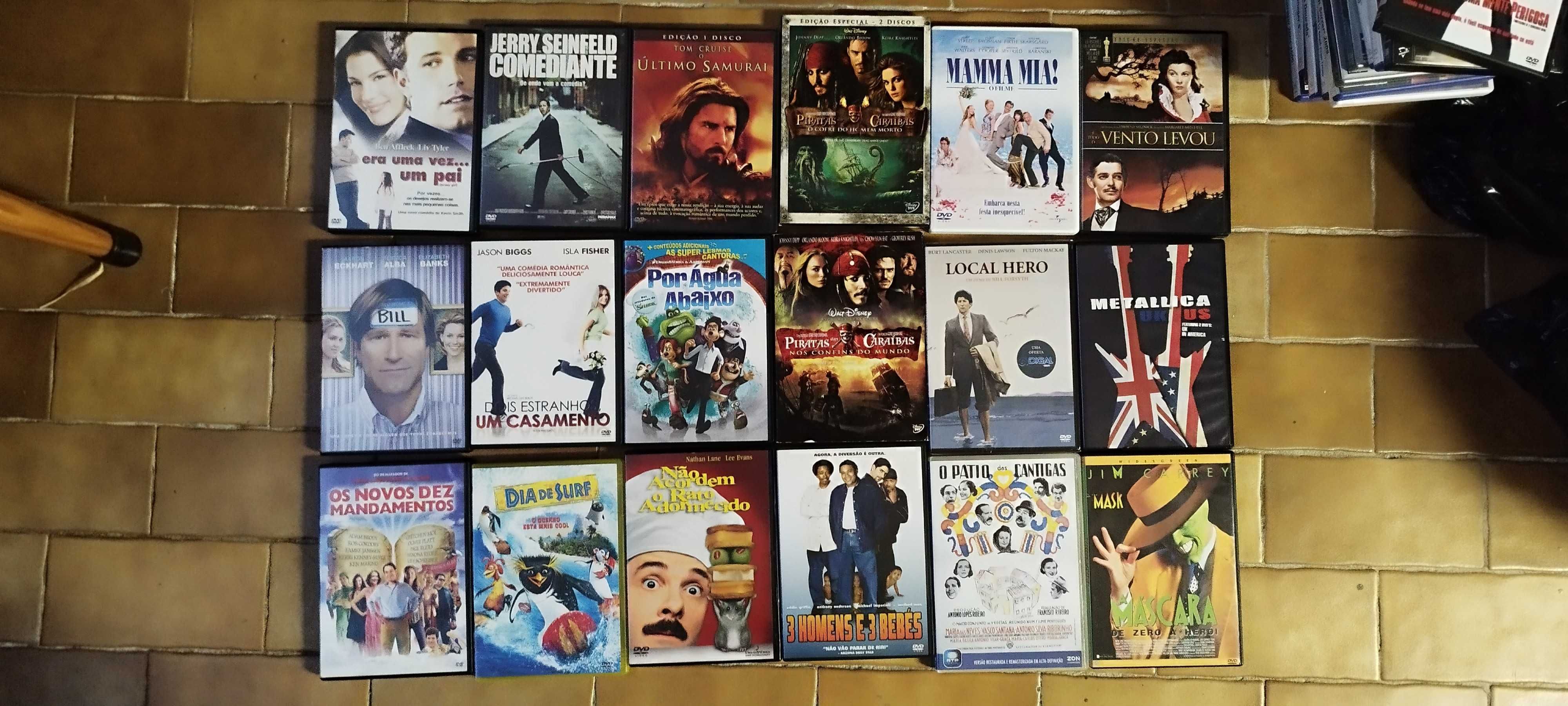 Coleção de DVD s de filmes