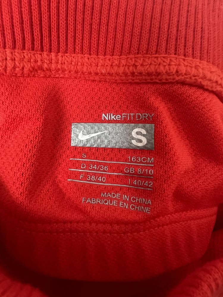 Nike sportowe body czerwone S tenisowe fitdry bluzka do ćwiczeń siłown