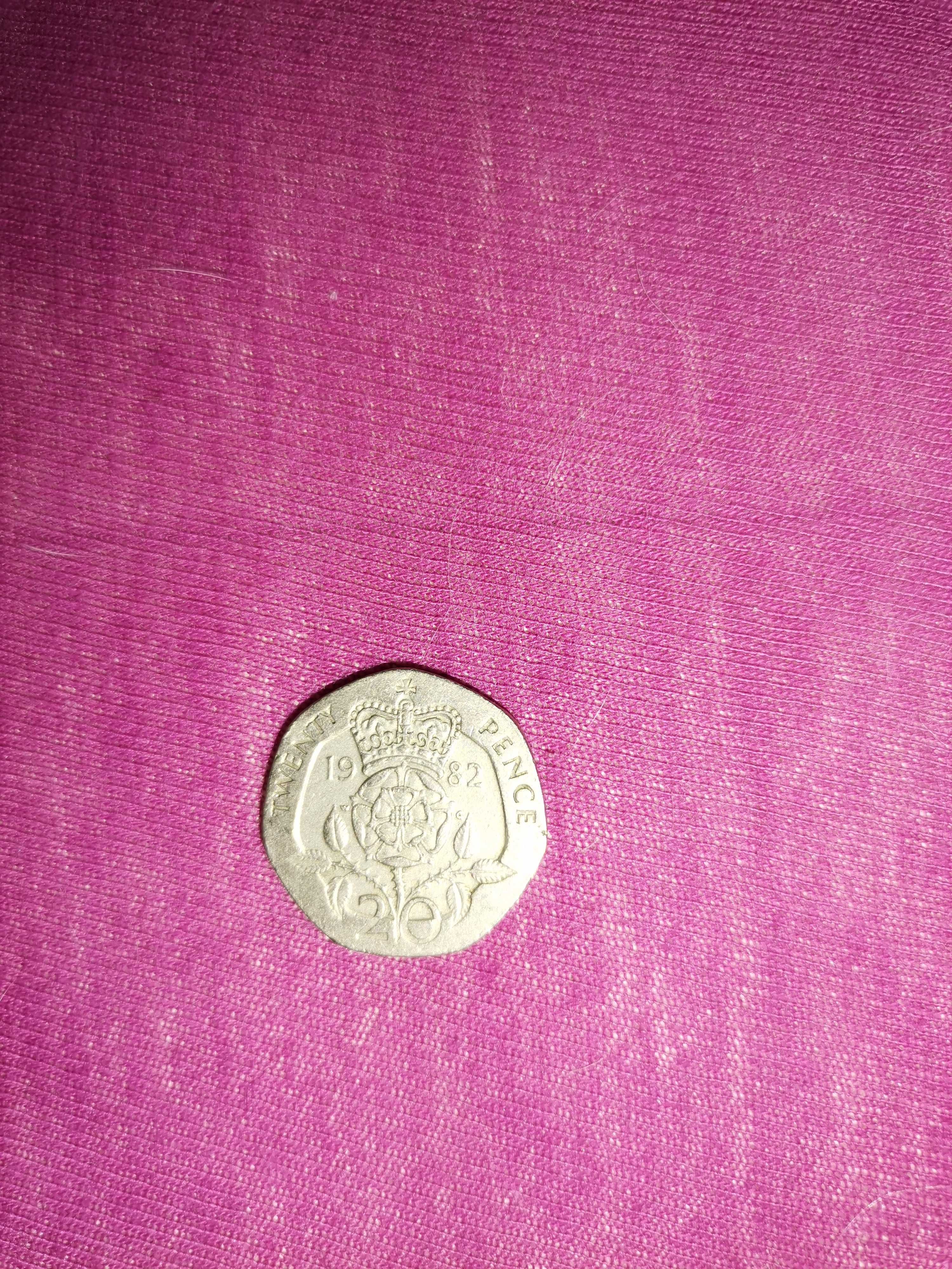 Moneta Twenty Pence 1982. 20 pensów. Elizabeth II