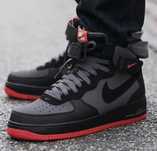 Sapatihas Nike AIR force 1 Mid ( Hot lava) Dark Grey