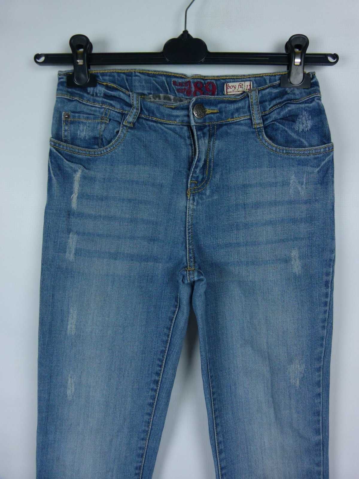 Place boy fit skinny jeans przetarcia 12 lat 152cm