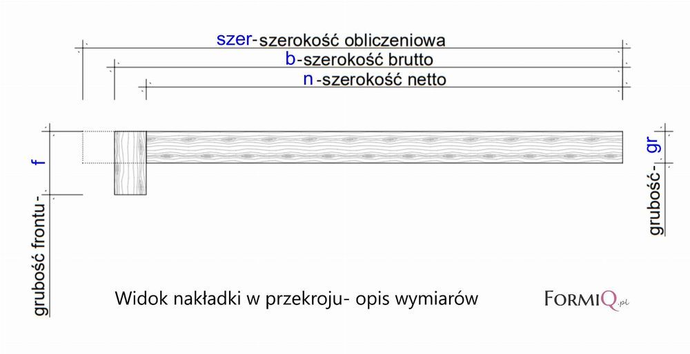 Nakładki dąb amerykański rustic lite 900x320/300x20/40