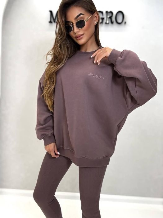 Dres set millagro bluza oversize legginsy polska